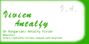 vivien antalfy business card